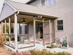 Before Patio Enclosure Room Addition