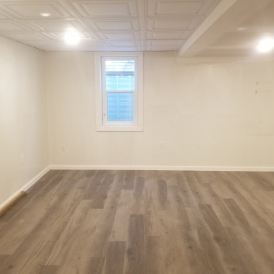 finished basement with egress window