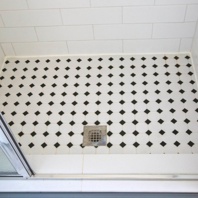 tile shower