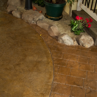 stamped concrete