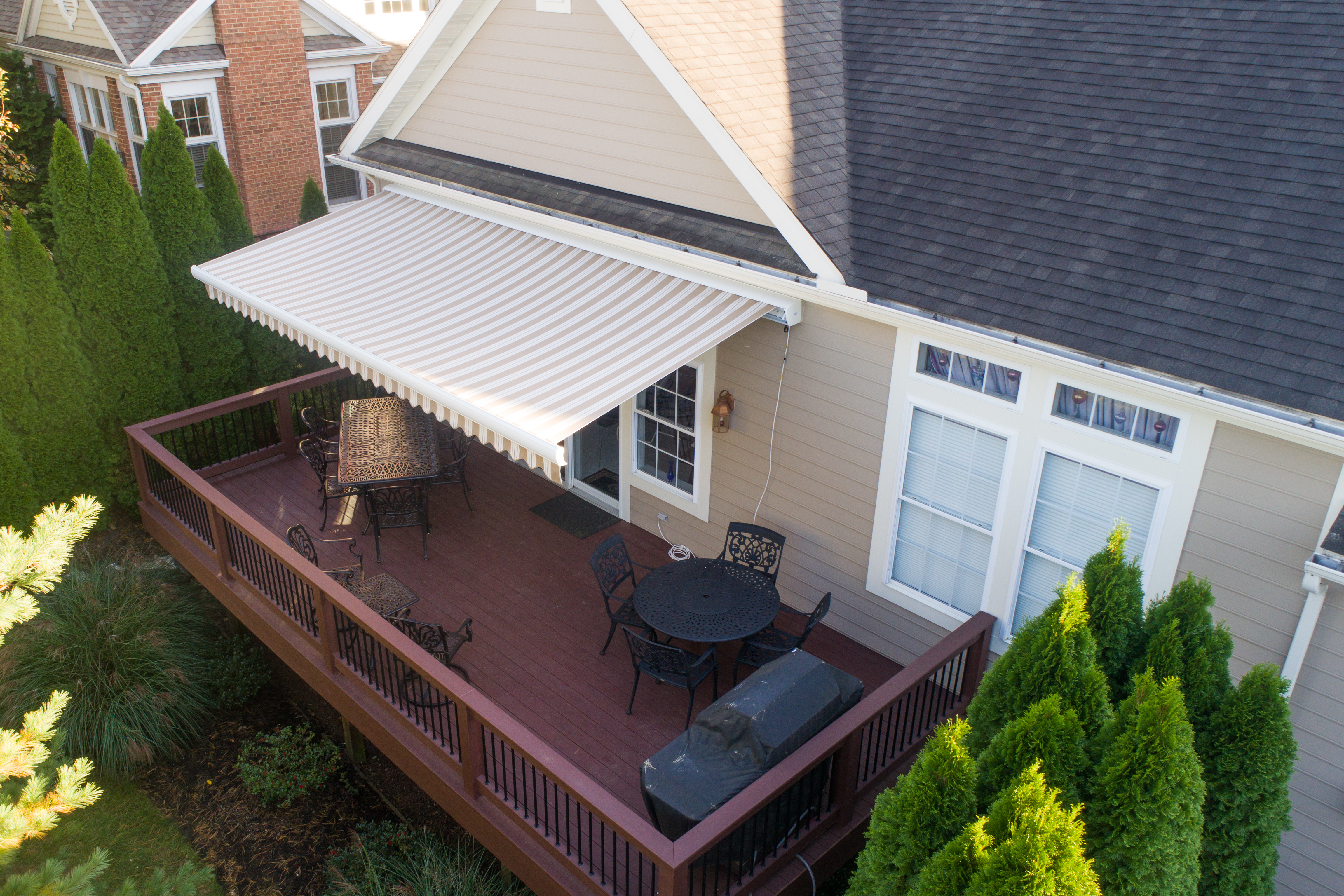 patio awning over deck