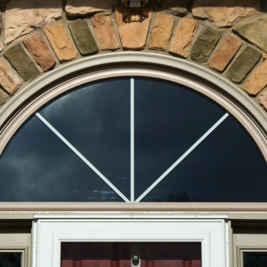 replacement windows around entry door