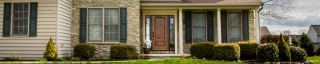 new wooden entry door