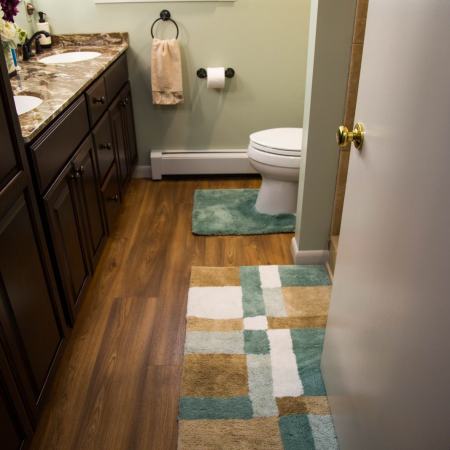 small bathroom after remodeling