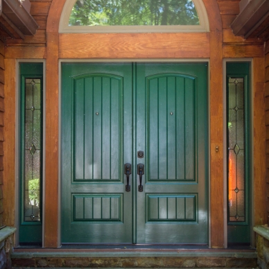 exterior of replacement doors