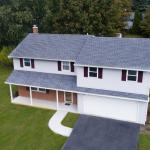 aerial view of second floor home addition