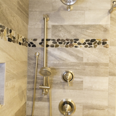 custom tile shower