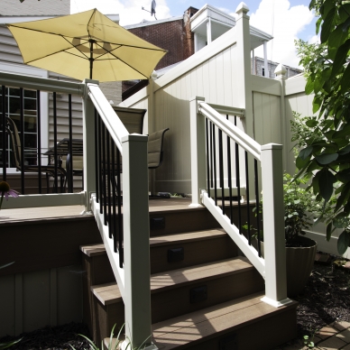 vinyl deck and railings