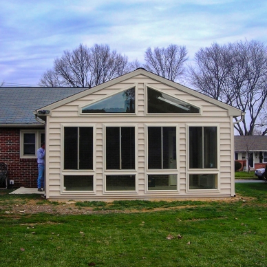 Smith - finished 4-season sunroom addition