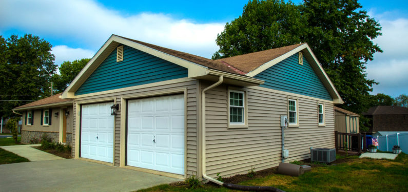 windows and new siding after