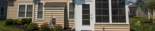 exterior of finished sunroom