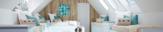 skylights in an attic room