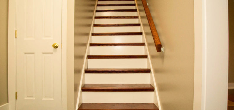 staircase remodel after