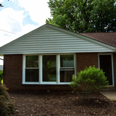Weinhold - new windows and gable siding
