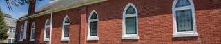 church with new windows