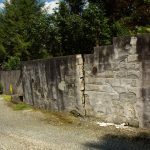 retaining wall in need of repair