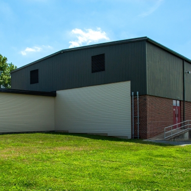 new siding on commercial building