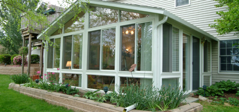 Sunroom in summer
