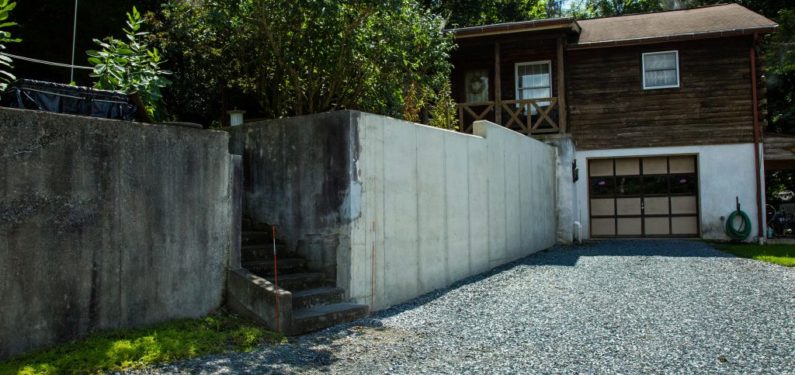 Warfel - Retaining Wall after