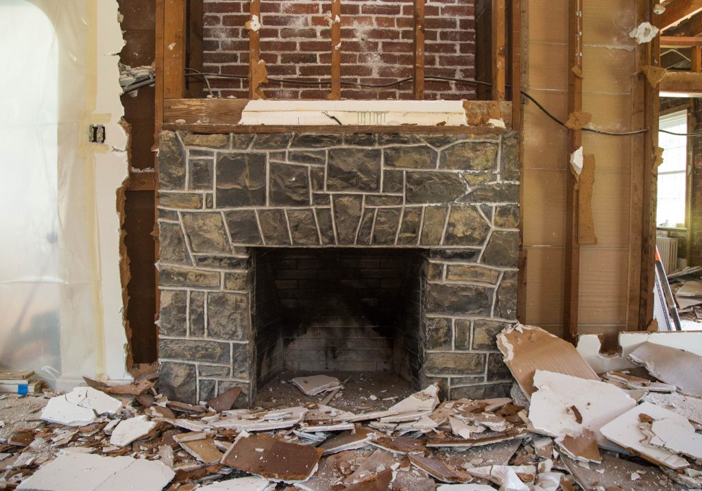 fireplace remodel