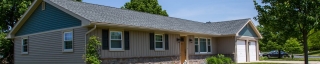 new roof on a home