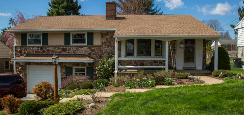 new roof on a home