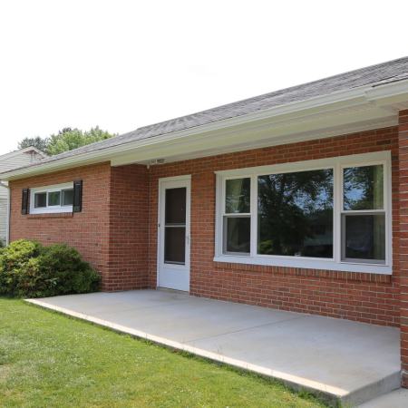 new windows and door weinhold - picture window with double-hung windows on sides