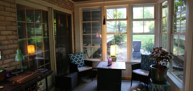 Fox - windows and doors from inside home addition