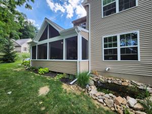 Garner - exterior angle of home addition