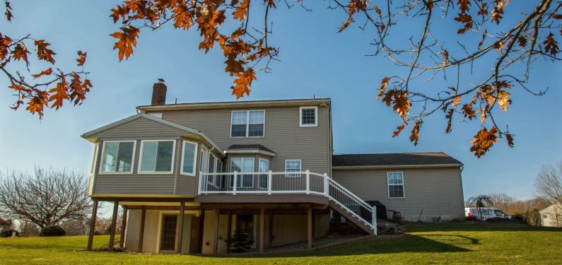 NONEMAKER - exterior upgrade to new deck and 4-season room