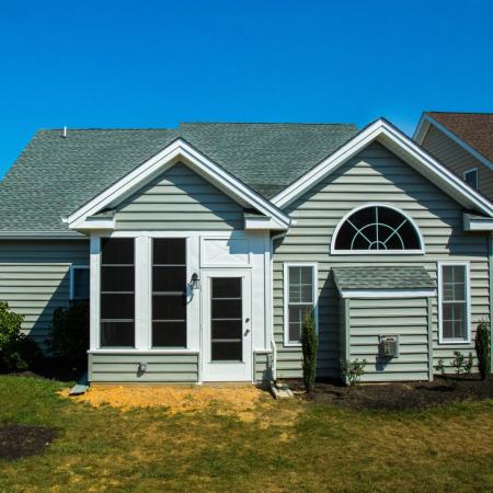 BURD - completed three-season home addition front view