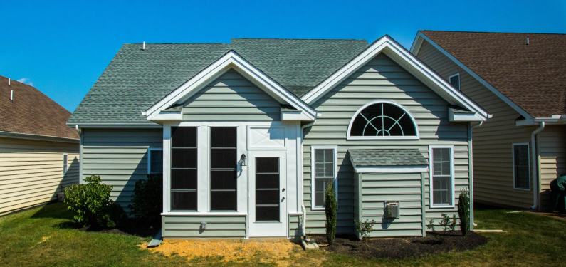 BURD - completed three-season home addition front view