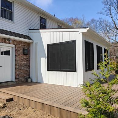 Kremser - corner view of new addition and deck