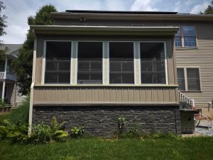 Ressler three-season addition - exterior view
